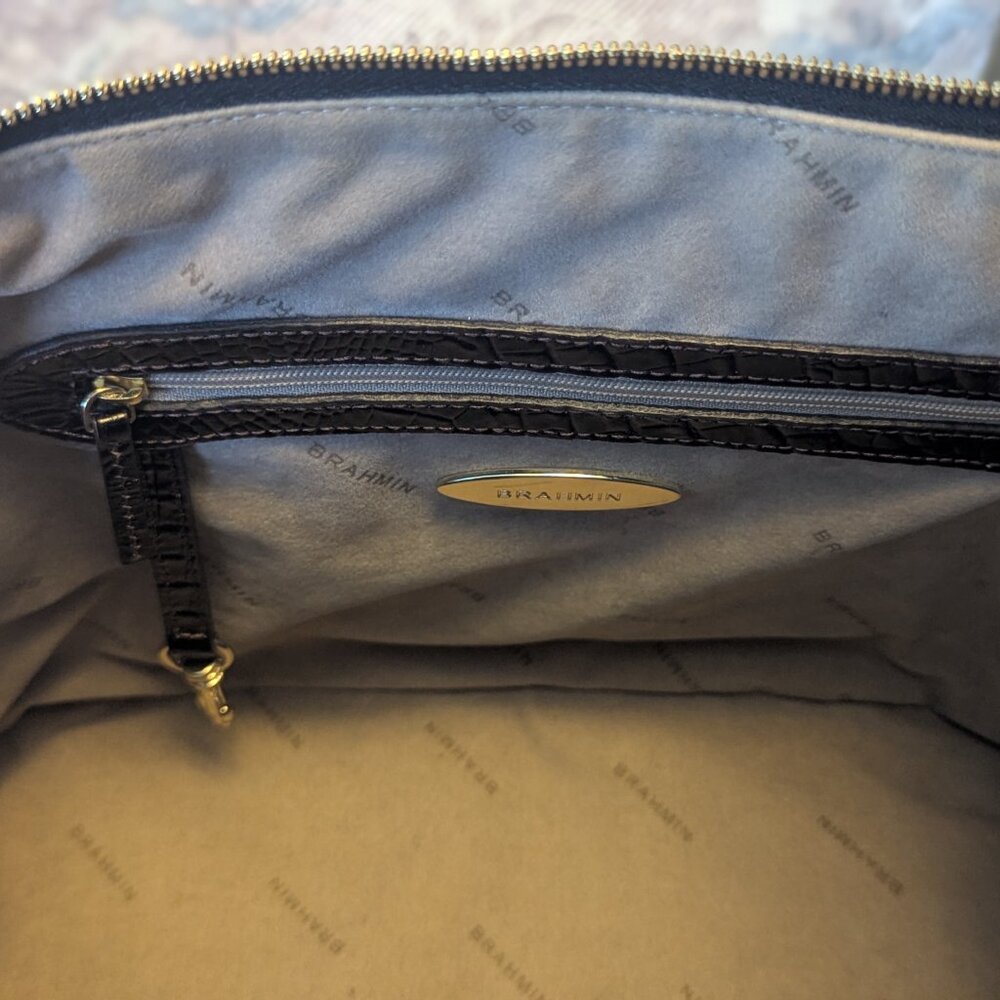 Brahmin Duxbury Satchel – Croc Embossed Leather - Picture 9 of 16